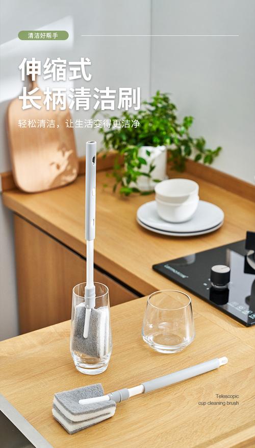工廠直銷KM1314百潔棉瓶刷 保潔服務的得力助手